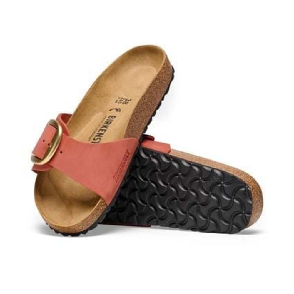 Birkenstock Madrid Big Buckle Mars Red, size EU39 Narrow Fit